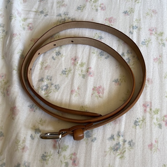 Vintage Wilfred Genuine Leather Brown Belt SMALL - Picture 3 of 6
